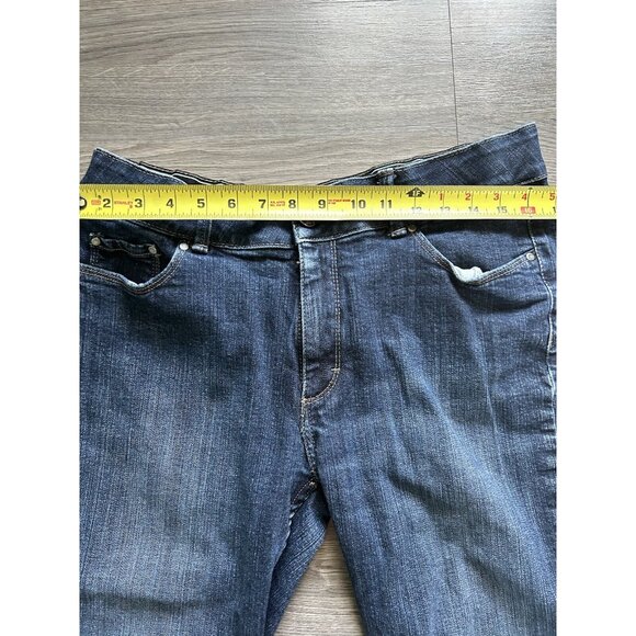 Riders By Lee Mid Rise Straight  Leg Womens Jeans Size 14/32 Blue Medium Wash - Picture 6 of 7